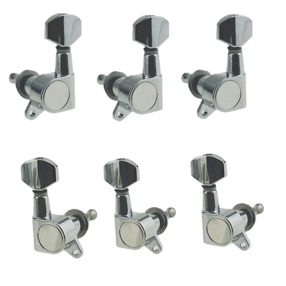 

6pcs Guitar Tuning Pegs Durable Lightweight Replacement Heavy Duty Internal Gear Ergonomic Design Easy Clean Portable Guitar