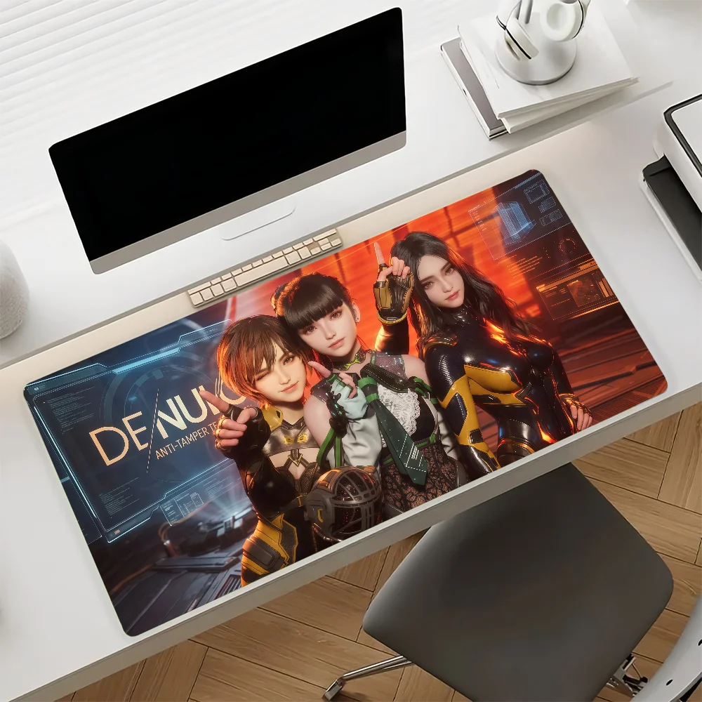 Game S-Stellar B-Blade Eve Mouse Pad Anti Slip Rubber Edge Locked Thickened Laptop Gaming Desk Mat