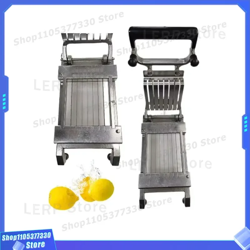 Manual Meat Cutter for Fried Chicken Sausage Cube Restaurant Kitchen Tool Heavy Duty Stainless Steel Handheld Chopper Device