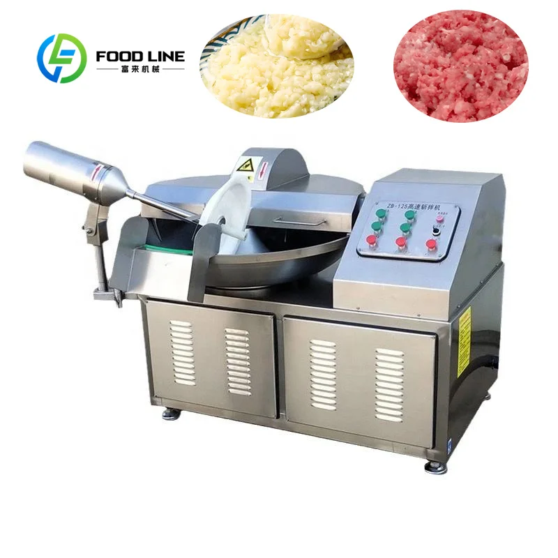customized bowl chopper meat mincer electric multi capacity stainless steel mixing cutting machine for butcher shop bakery use