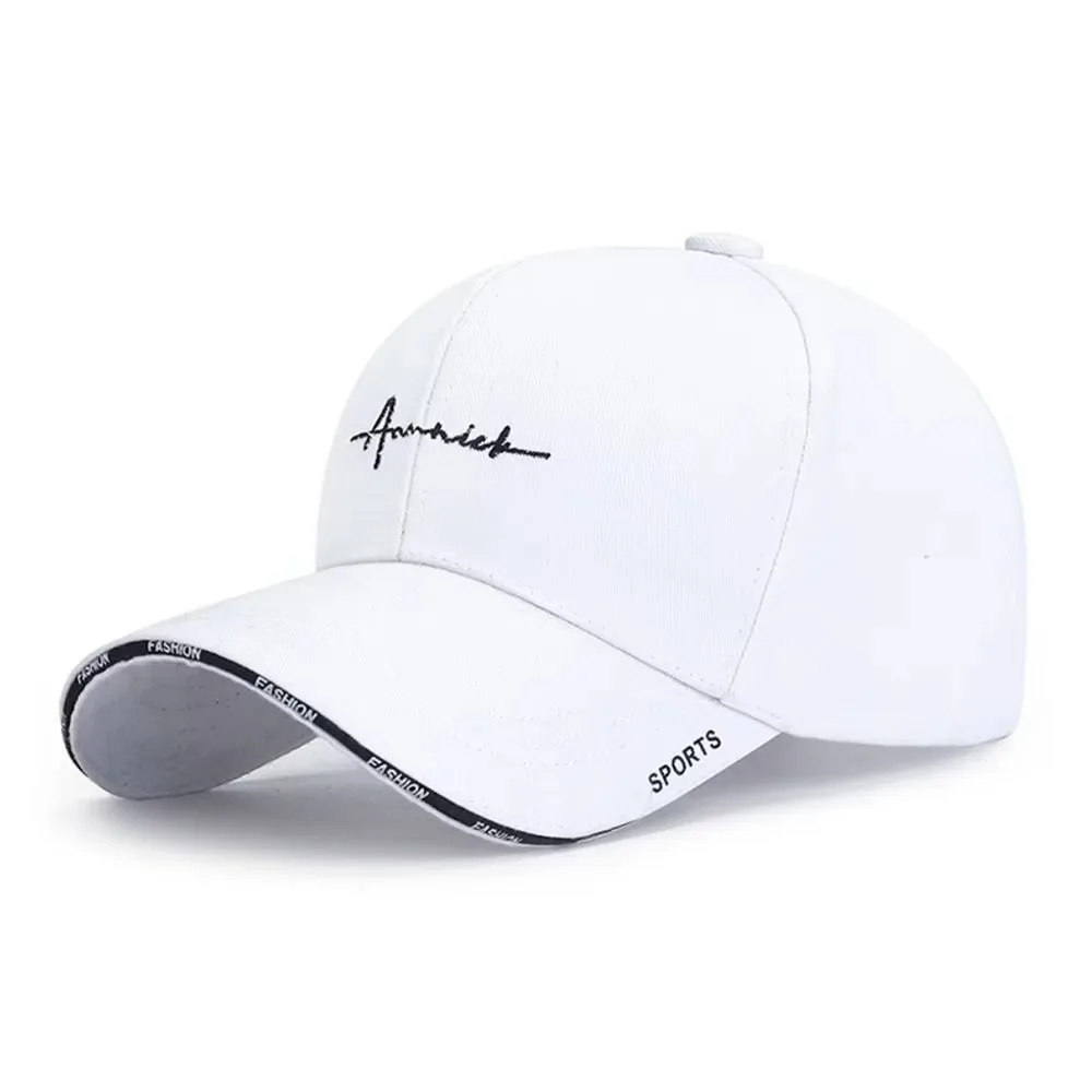 

Casual Adjustable Letter Baseball Hat Cotton Hip Hop Embroidered Baseball Cap Korean Sun Hat Sunscreen Peaked Cap Teenagers