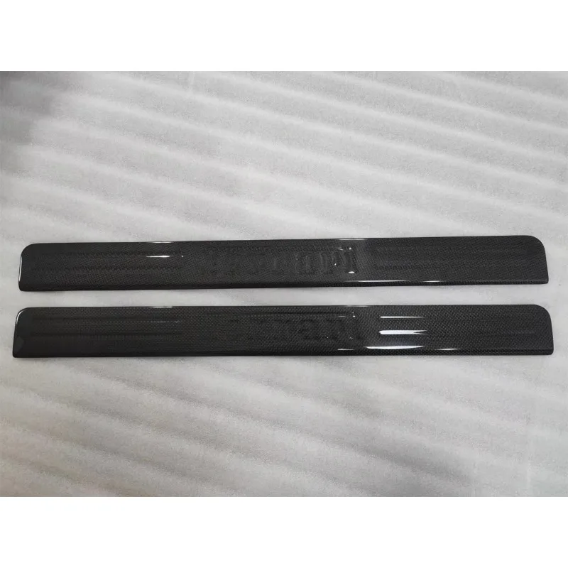 OEM Dry Carbon Fiber Automotive Accessories Car Welcome Pedal for F8 3