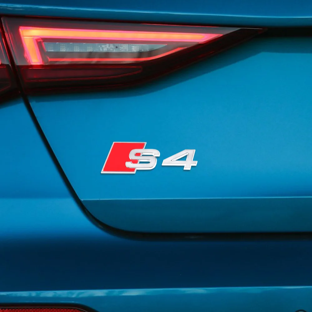Für Audi A4 B8 B6 B9 B7 A3 8P 8V 8L A6 C7 C6 C5 Karosserie Heckklappe ABS-Emblem S3 S4 S5 S6 S7 S8 Aufkleber Dekor Zubehör – Detail 13