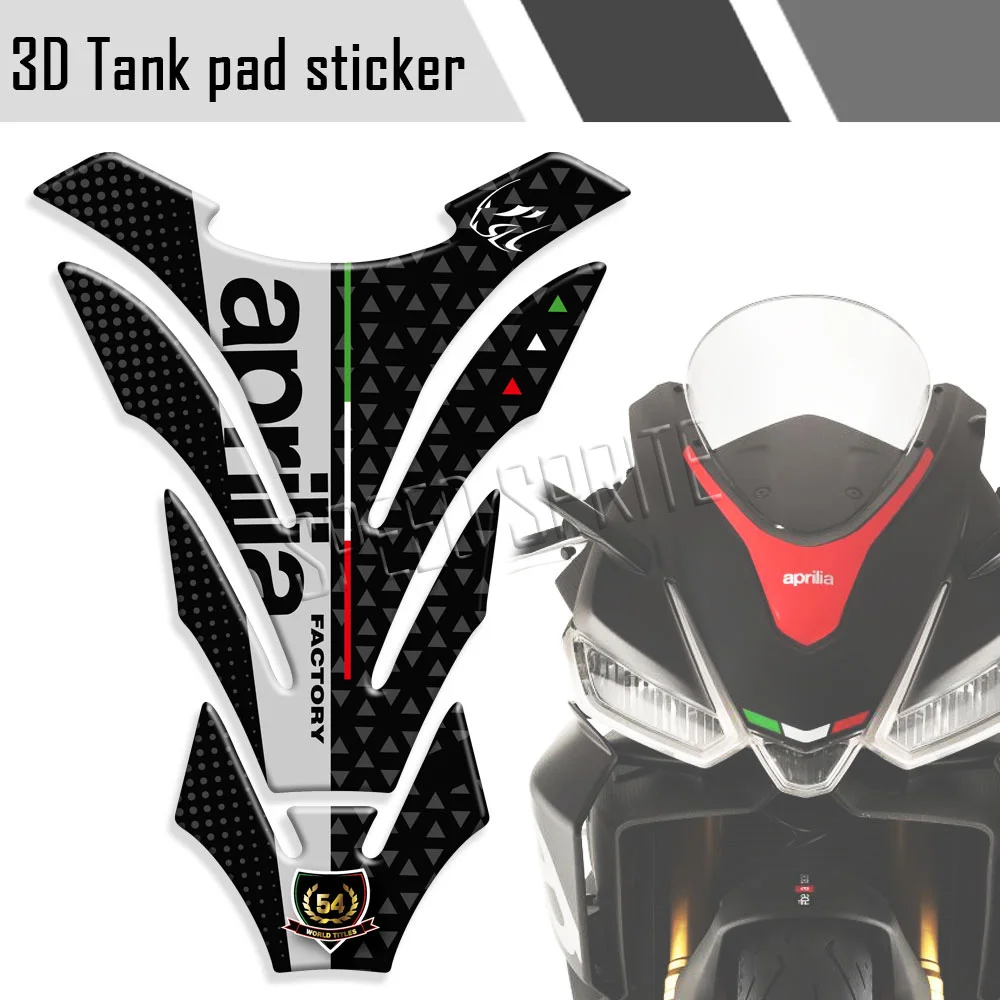 For Aprilia APR RSV4 Tuono V4 RS 50 125 150 Shiver750 900 rs660 RS4 3M Motorcycle Fuel Tank Pad Stickers Protector Cover Decal