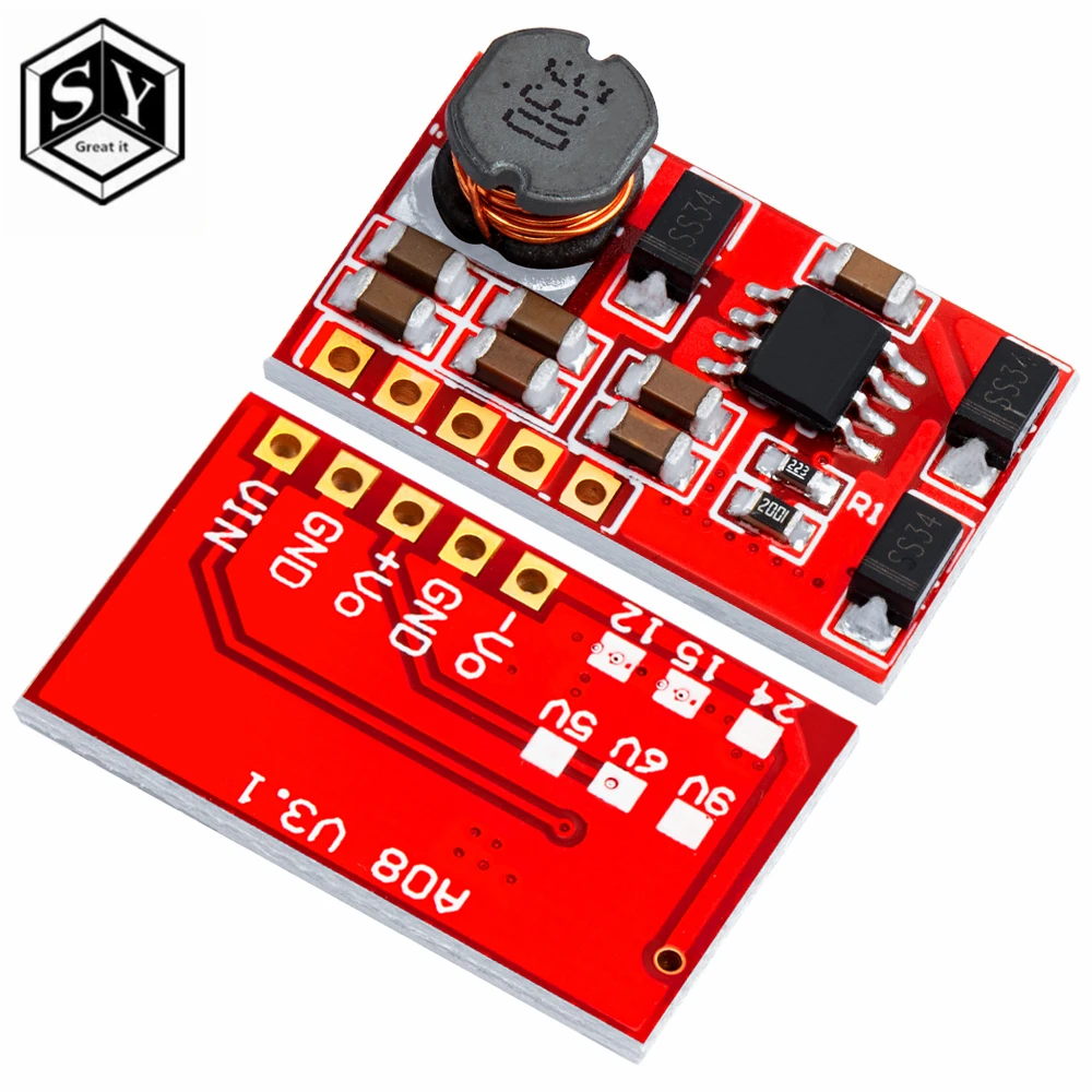 3-18V to ±5V 6V ±9V ±12V ±15V ±24 boost positive and negative voltage modules or positive and negative dual output power modules