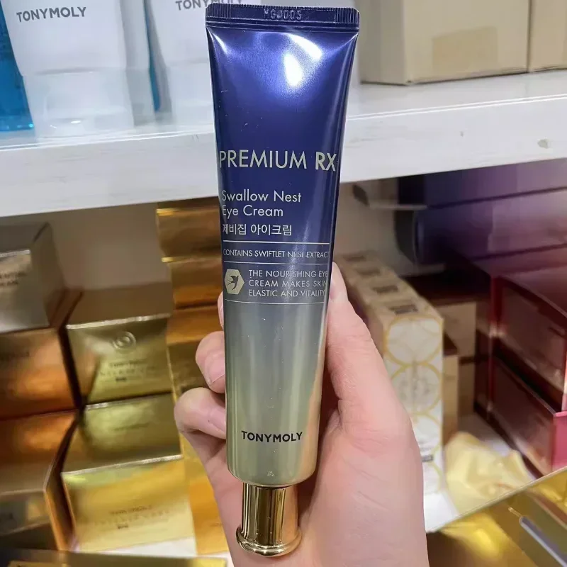 Корейский крем для глаз Tonymoly Premium RX Swallow Nest, большой объем 70 мл, против морщин, укрепляющий, устраняющий темные круги, увлажняющий уход за кожей.