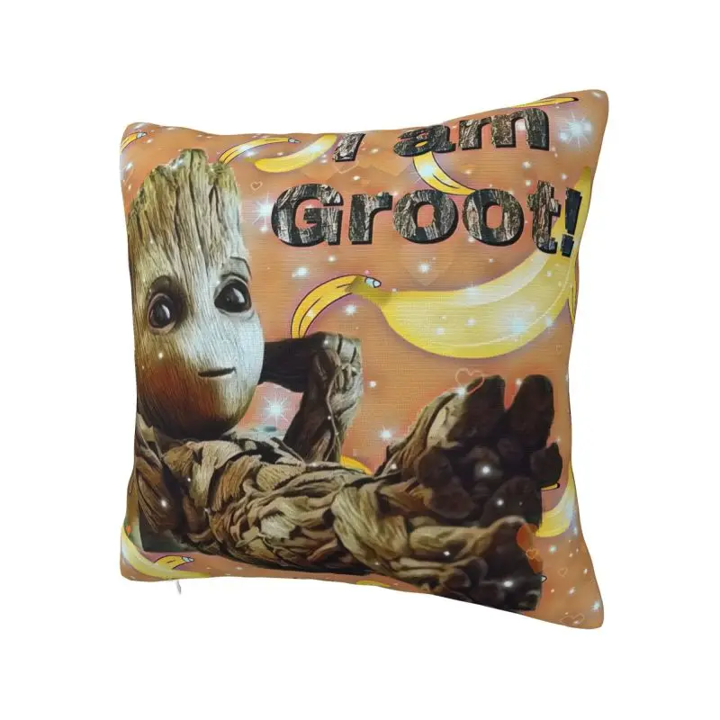 Custom Kawaii Movie Groots Cartoon Luxury Throw Pillow Covers Decoration Car Cushion
