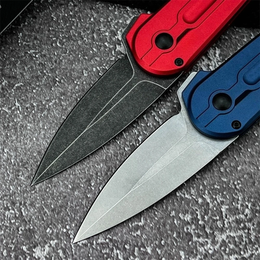 2025 نمط جديد للدفاع عن النفس سليم جيب سكين للفرد D2 شفرة مقبض ألمونيوم في الهواء الطلق التخييم Hinking الصيد أدوات الصيد