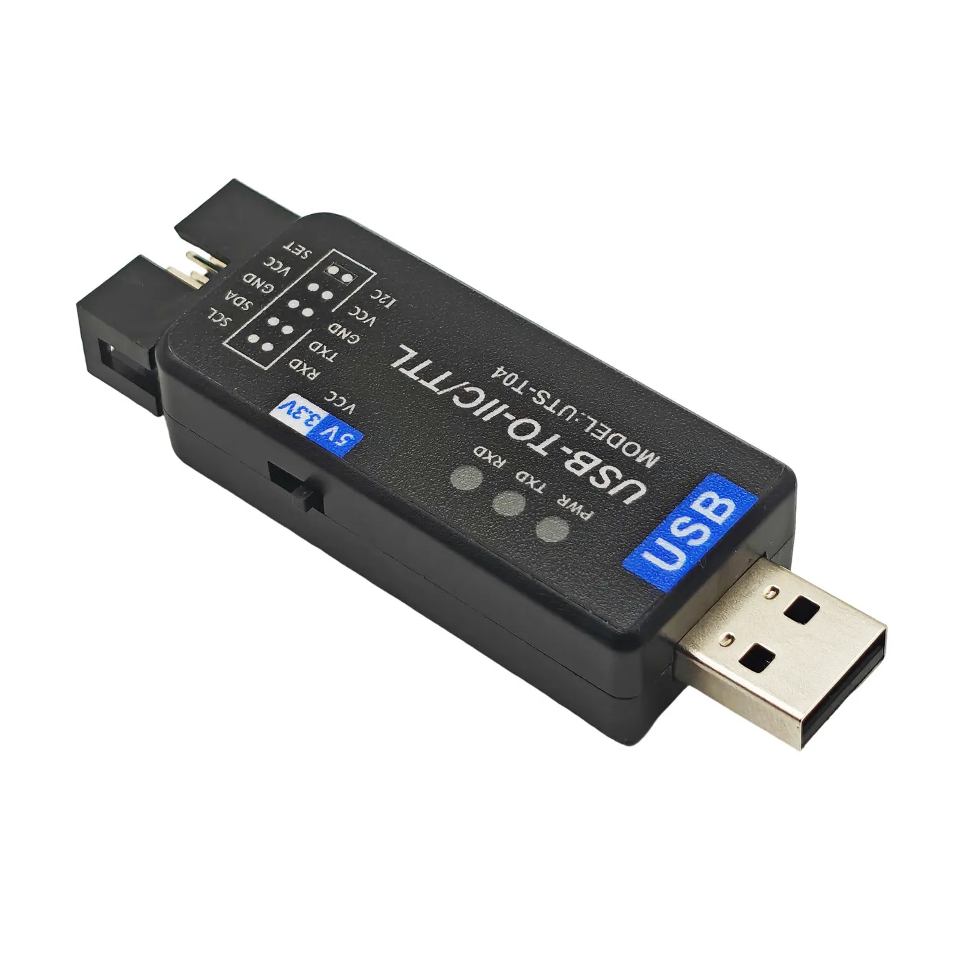 USB to I2C/IC/TTL debugger communication module CH341T serial port UART debugger high-speed downloader