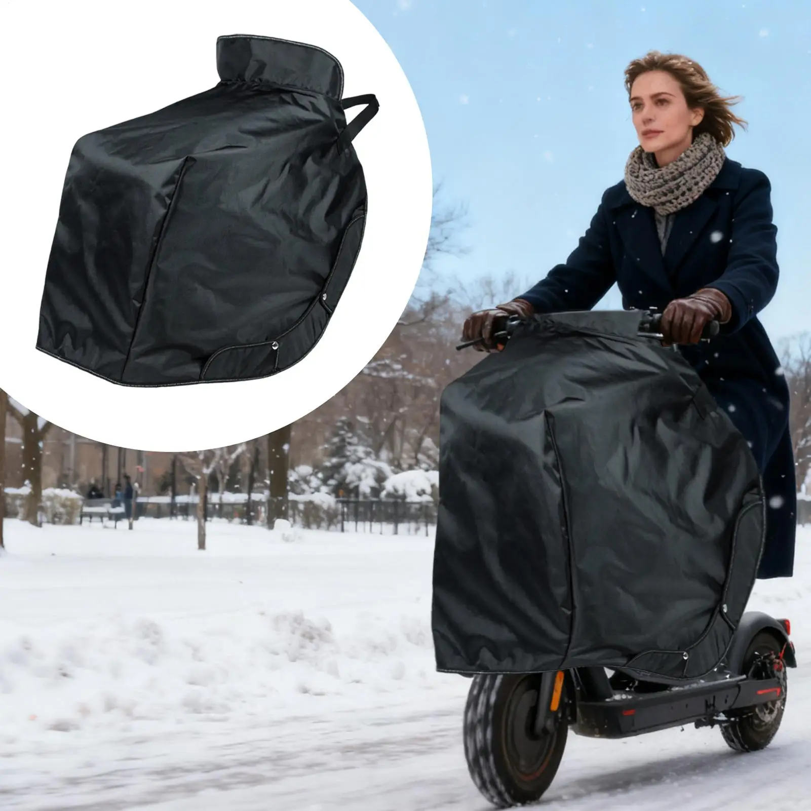 Blanket For Electric Scooter Waterproof With Reflective Strips Scooter Apron Lower Body Cover For Women Men Adults Outdoor Rides