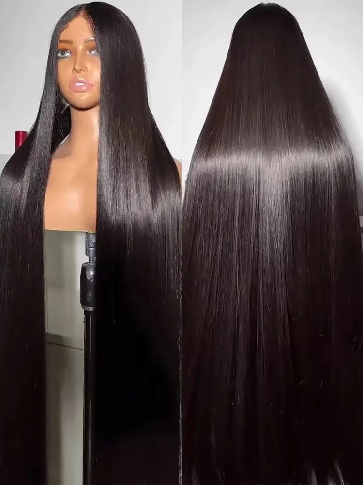 200密度 13x4 13x6 HDレースフロントウィッグ人毛 42インチ 5x5レースフロント人毛ウィッグ ブラジル産フロントウィッグ 女性用