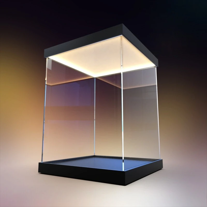 

High definition acrylic display box, animation toy with light box display cabinet