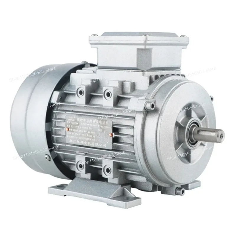 محرك حث غير متزامن ثلاثي الطور عالي الطاقة بقدرة 0.75 كيلو وات - لفات نحاسية بالكامل للاستخدام الصناعي والتجاري
