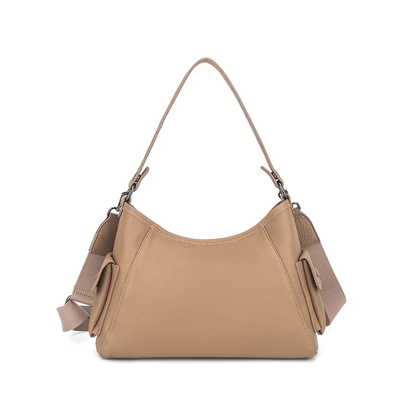 

Top Grain Leather Hobo Bag Shoulder Bag in Multiple Colors - Stylish And Versatile Handbag for Women