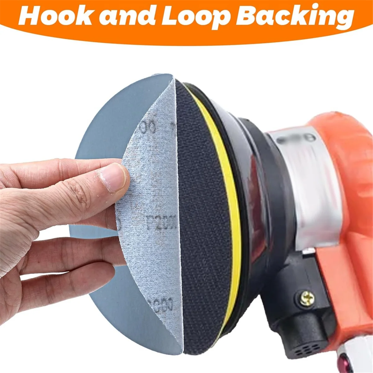 BAAQ 50 Pcs 6in Wet Dry Sandpapers Hook and Loop, 1000/1500/2000/3000/5000 Grit Sanding Discs Carbide Silicon Sanding Paper