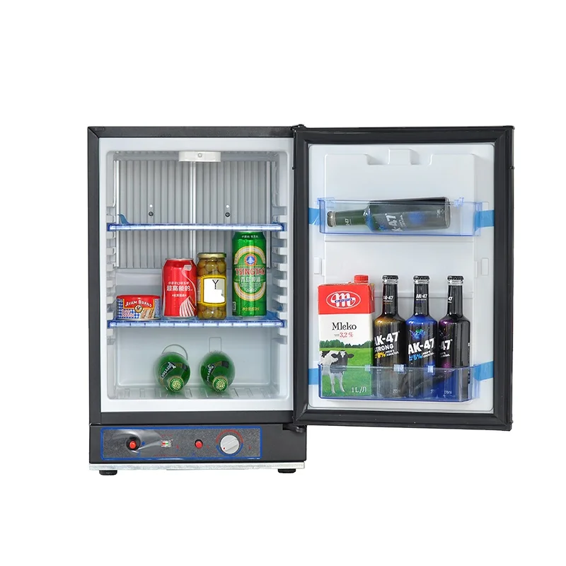 Portable Compact Refrigerator LPG Gas Single Door Mini Bar Fridge for TSG-60B1