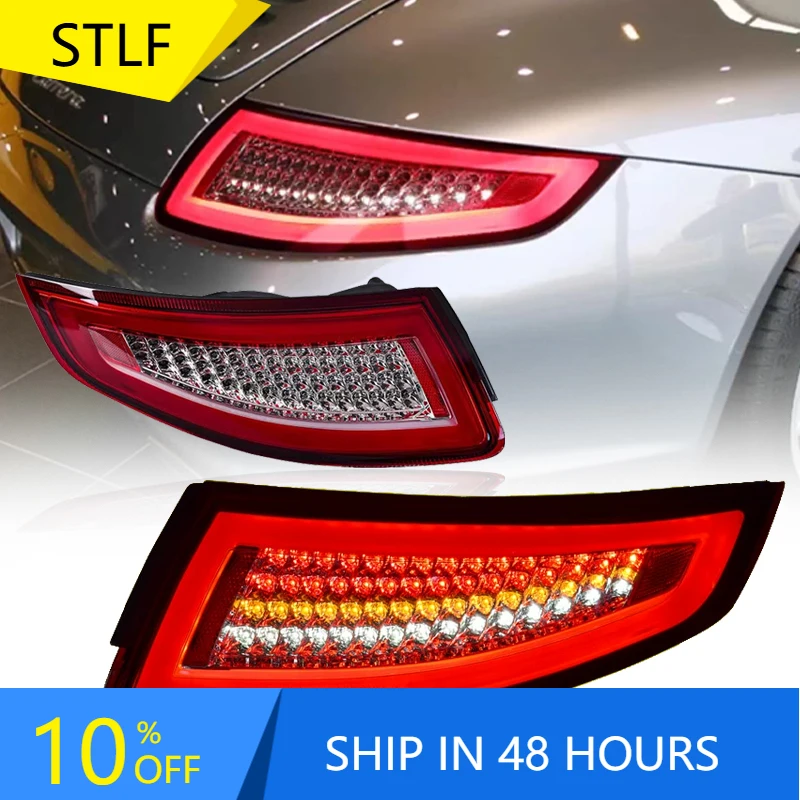 

STLFSpecially Designed New for 997 Taillight Assembly 05-08 Model 991 Modified 10000K LED Retrofit/Upgrade Driving Brake