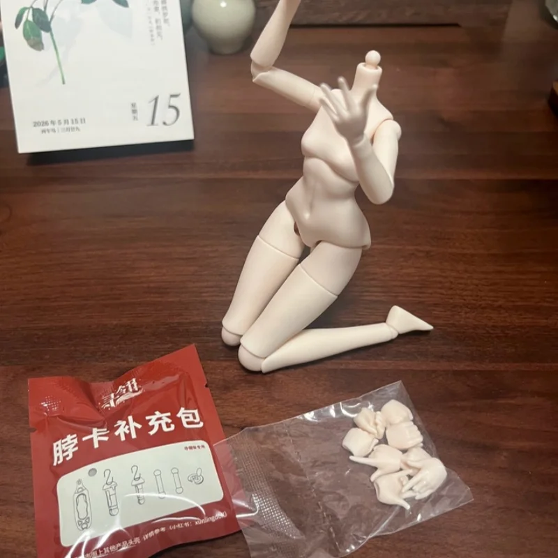 Xunling 6 Points Mjd Doll Neck Card Supplementary Pack Compatible With S Hook Guangyan Head Azone Open Eye Ob22 Gsc Head Shell view 6