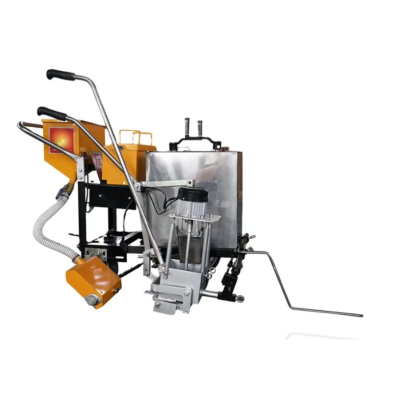 Factory Price Heavysty Hand Push Two Component Thermoplastic Road Marking Machine Easy Operation Imported Spare Parts Gearbox