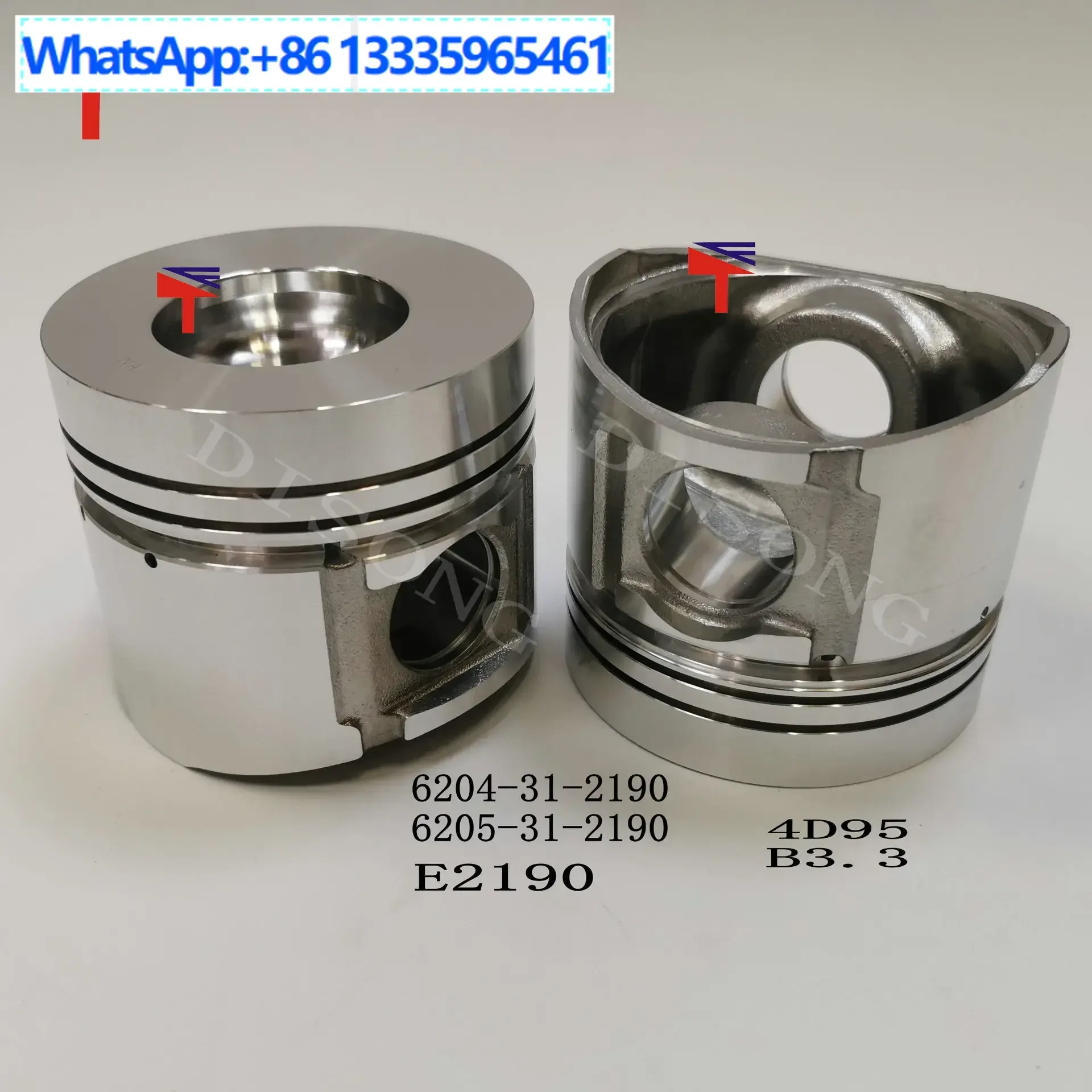 

6204-31-2190 piston for excavator E2190 Cummins 4D95 B3.3 engine parts