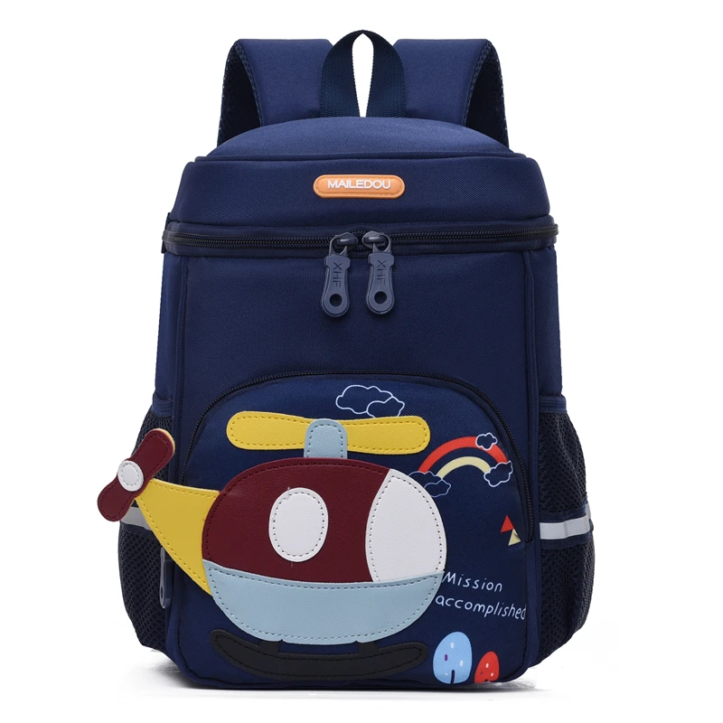 Kids Backpack Cute Airplane Kindergarten Mini Travel Bag Nice Preschool Gift for Toddler Girls Boys 3-6