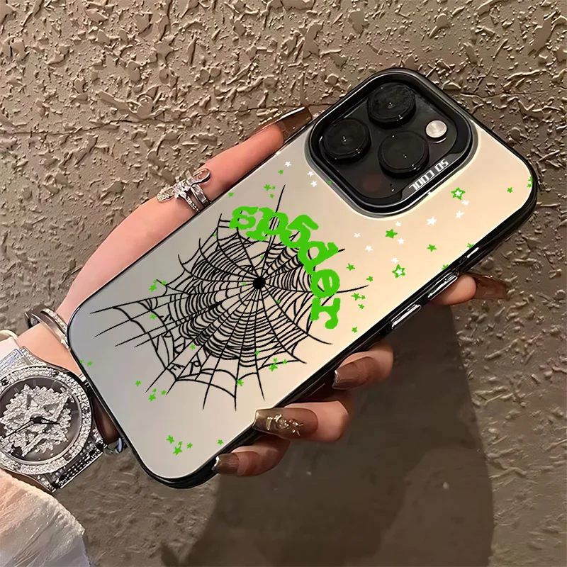 Super Cool Spider Web English Phone Case for Oppo Reno12 Reno11 Reno10 Reno8 Reno7 Reno6 Reno5 Z F T Pro Plus 4G 5G Matte Cover