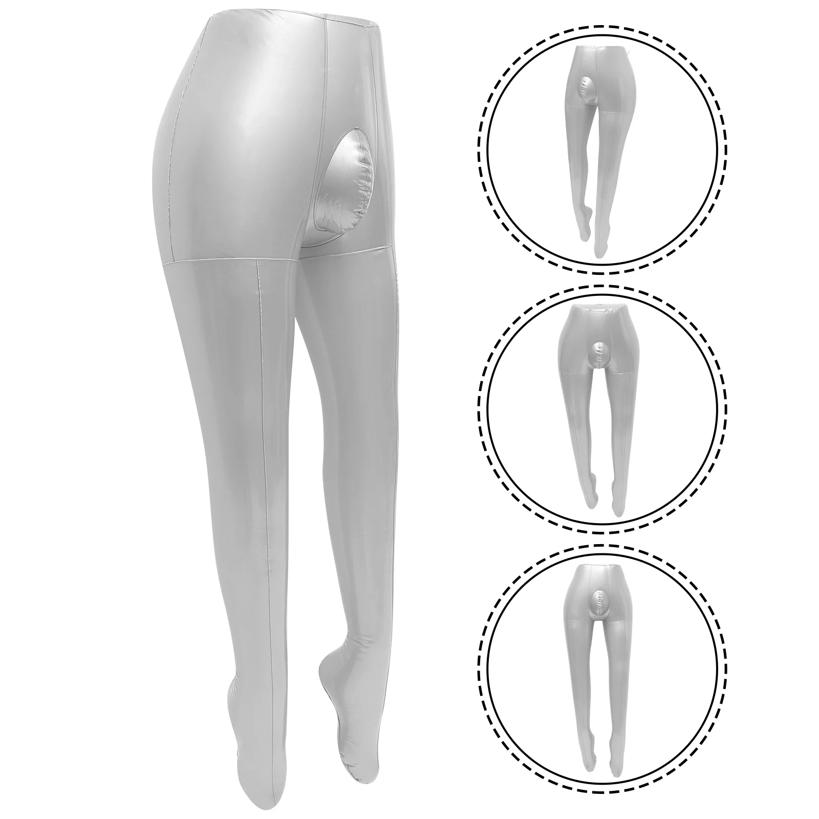 

Inflatable Mannequin Half Body Male Trousers Display Perfect for Store Pants Display Mannequin Shop Use Body Model