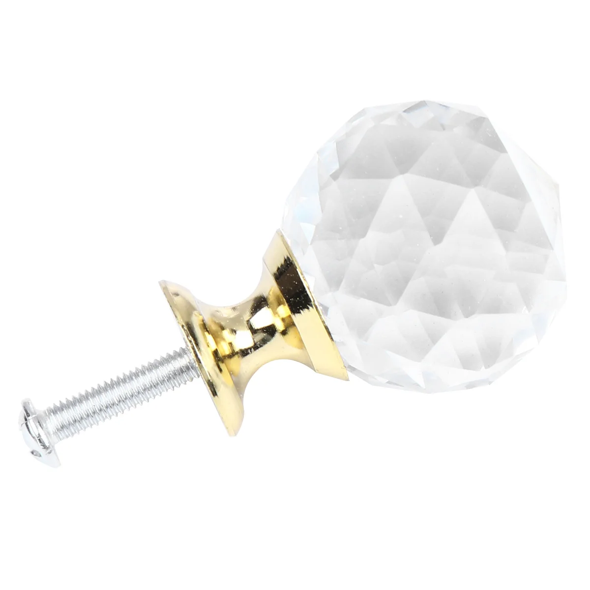 

10Pcs Crystal Clear Drawer Cabinet Handle Creative Door Pull Knob Durable Furniture Hardware Modern Home Decor