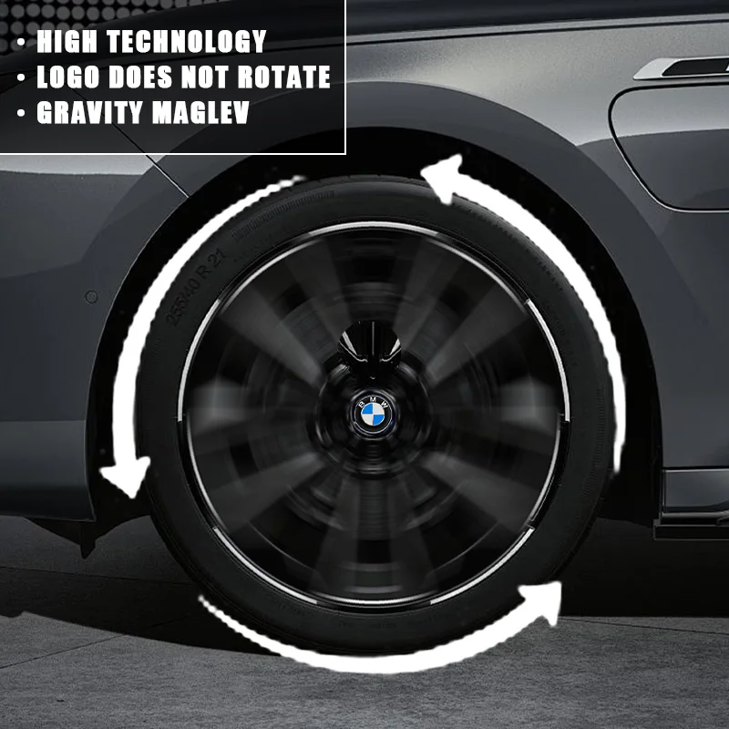 For BMW G11 G12 G30 G32 G38 G01 G08 G02 G05 F45 F46 F52 F48 F49 F39 Auto Accessories 4pcs 56mm 68mm Floating Wheel Center Caps