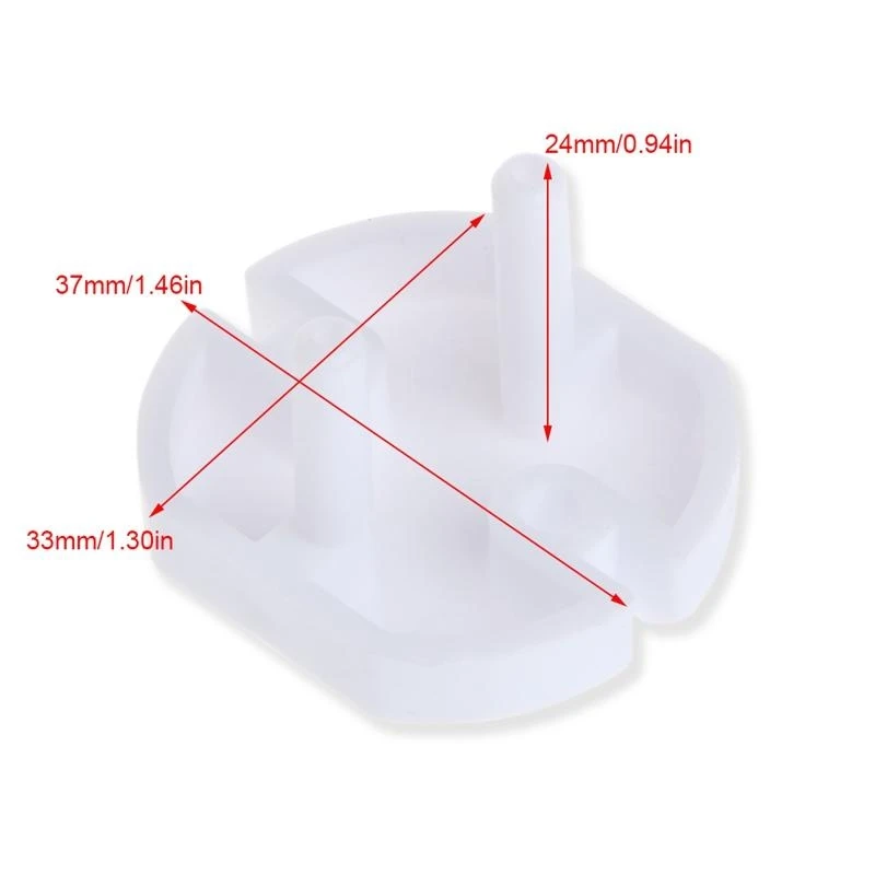 

J15U EU Power Socket Cover Cap for Kids Children Safety Guard for Protection 10pcs