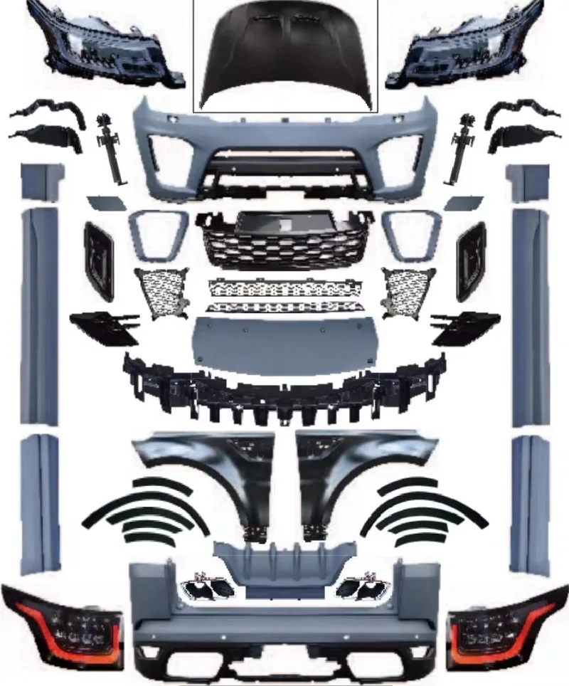 

Sport SVR Upgraded Body Surround Kit Car Exterior Modified and Upgraded Body Kit Accessories