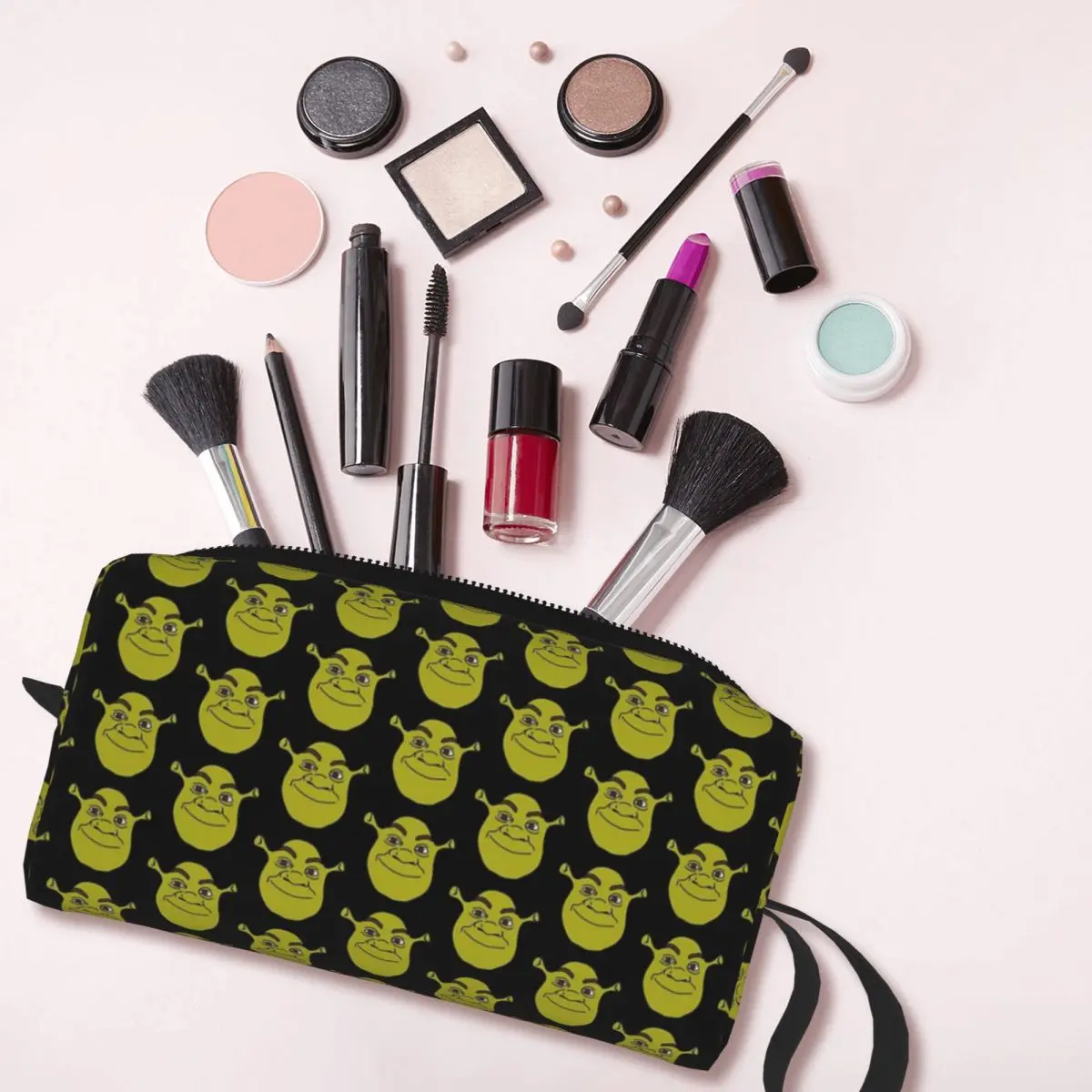 Shrek B Makeup Bag Cosmetic Organizer Storage Dopp Kit Toiletry Cosmetic Bag for Women Beauty Travel Pencil Case