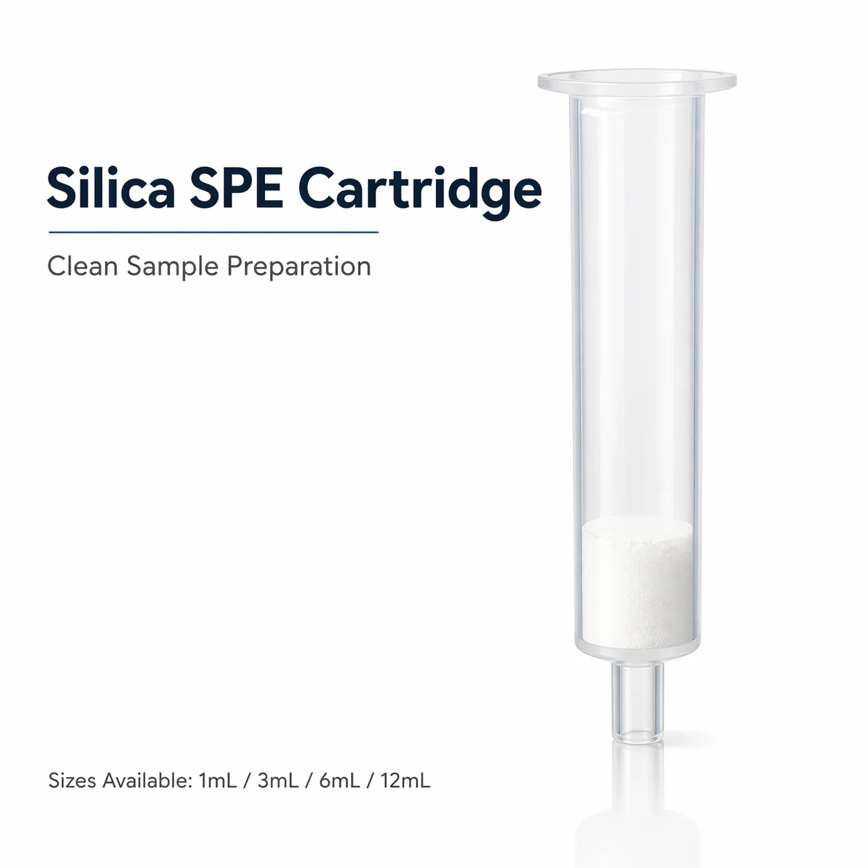 

Silica SPE Cartridge Silica Gel Solid Phase Extraction Column 1mL 3mL 6mL 12mL for Sample Preparation
