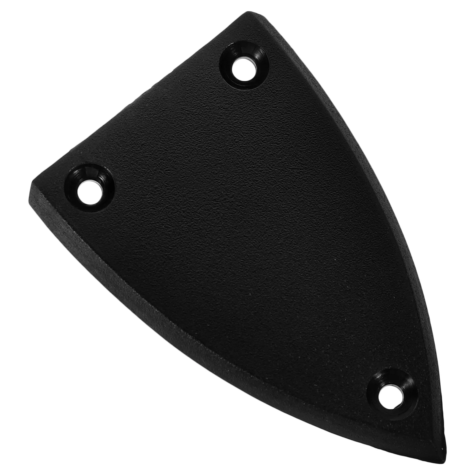 

1pc 3 Holes Triangle Plastic Truss Rod Cover for Electrical Guitar Bass Electric Guitar Replacement Parts GR15 (Black)