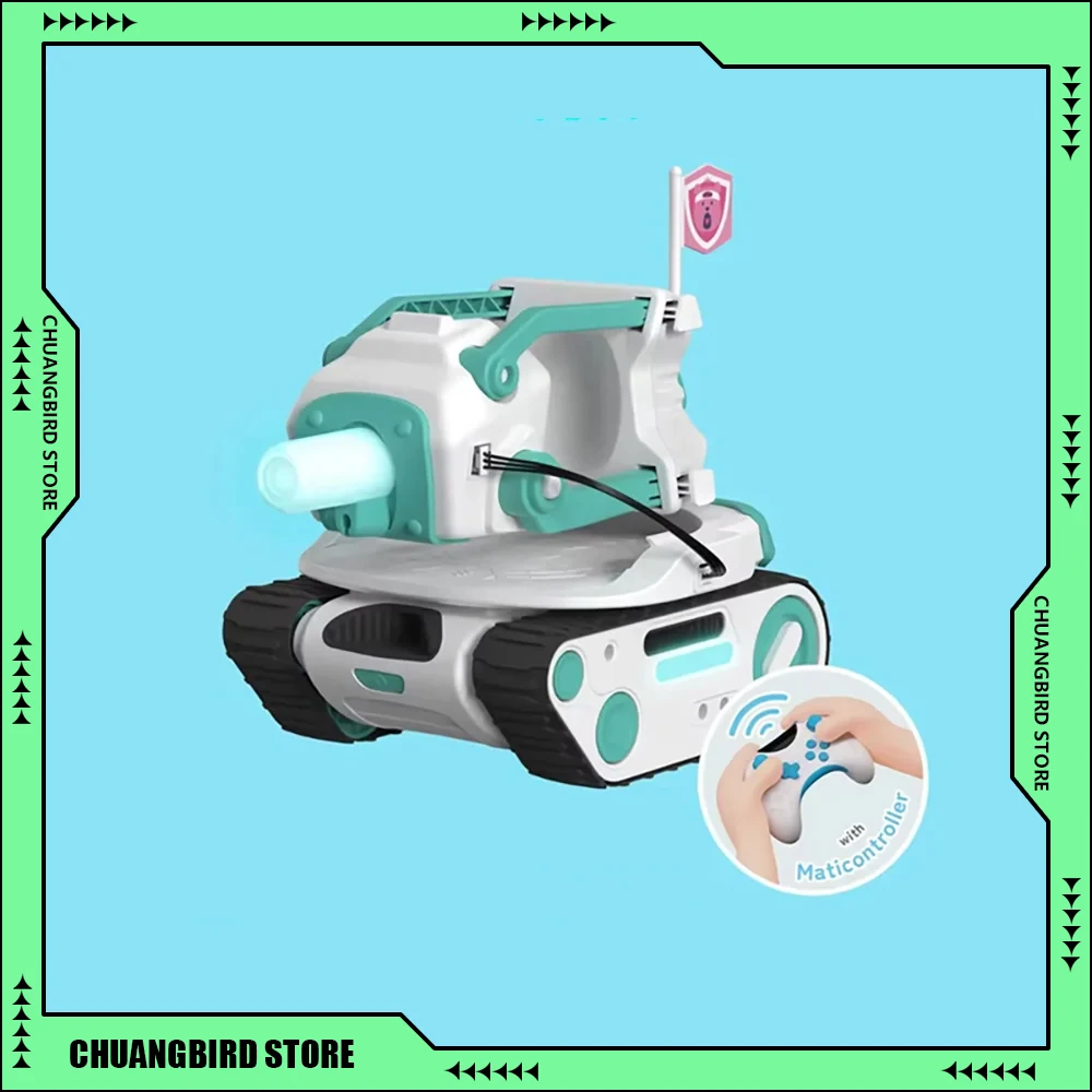 Eilik Robot Panxer with Complete Battle Game System Exclusive Vehicle Crafted Rich Sound Effects Customize Robot Children Gifts