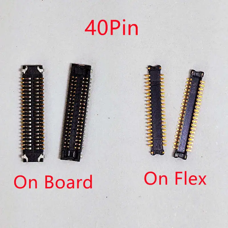 

5-20Pcs LCD Display Screen Flex FPC Connector 40pin For Huawei P9 Nova 7SE 5T 4E 4 3 Plug On Board