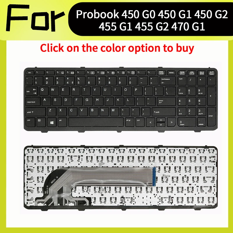 

New US Keyboard For hp Probook 450 G0 450 G1 450 G2 455 G1 455 G2 470 G1