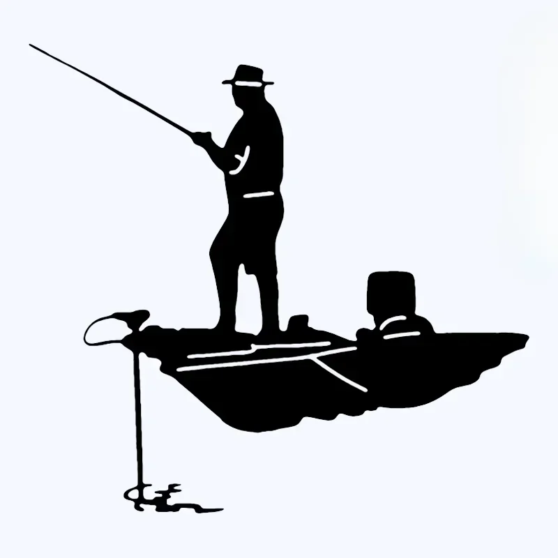 

Fishing on board, vinyl car waterproof self-adhesive sticker, detachable vehicle beauty Giant stickers 50cmx46.7cm