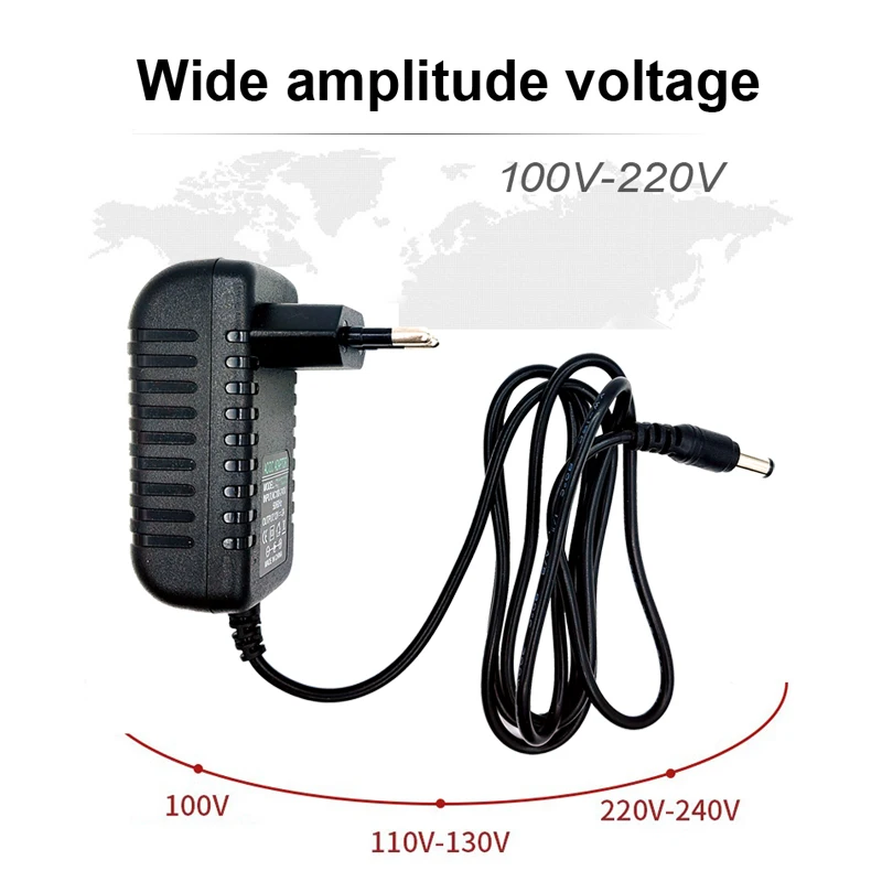 2pcs Power Adapter EU Plug AC 100-240V Input DC 12V 2A Output Supply Charger Universal Adapter for CCTV Camera DVR Router LED image 3
