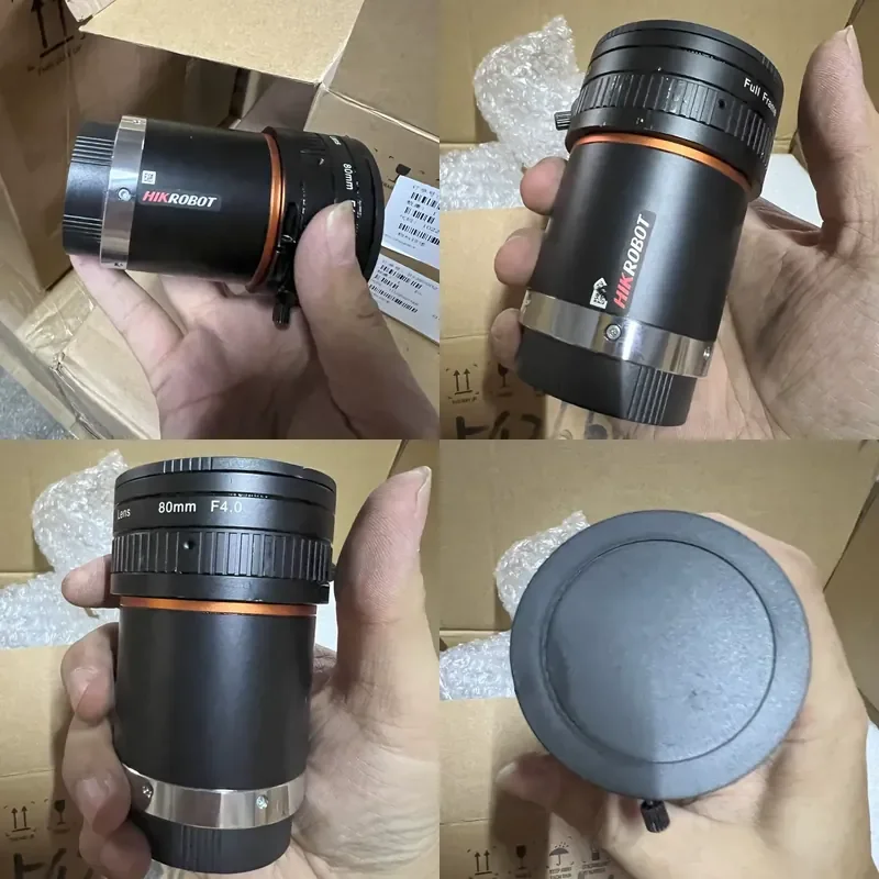 for Haikang robot 100MP Industrial Camera Lens MVL-LF8040M-F F Mount High Resolution Machine Vision Lens for Automation