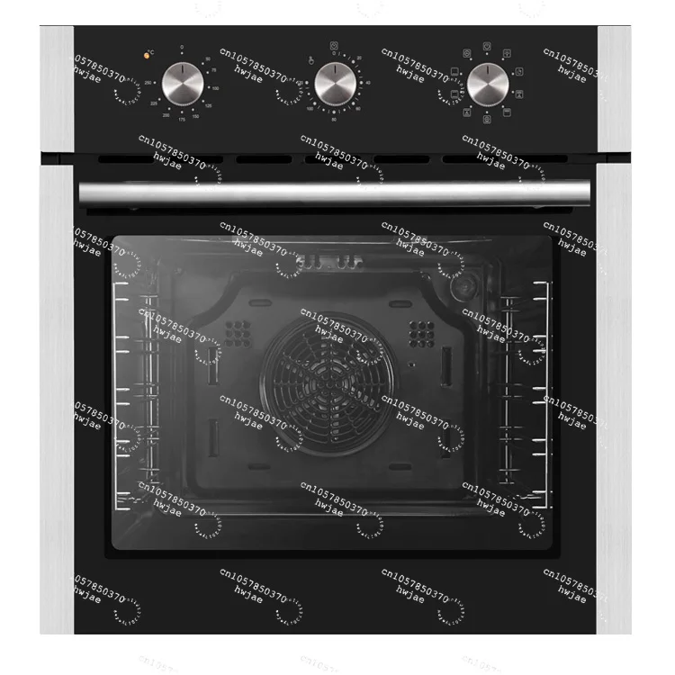 Professional Custom Black Electric Oven With Timer 73L Smart Home Baking Silver crest  Electric Oven