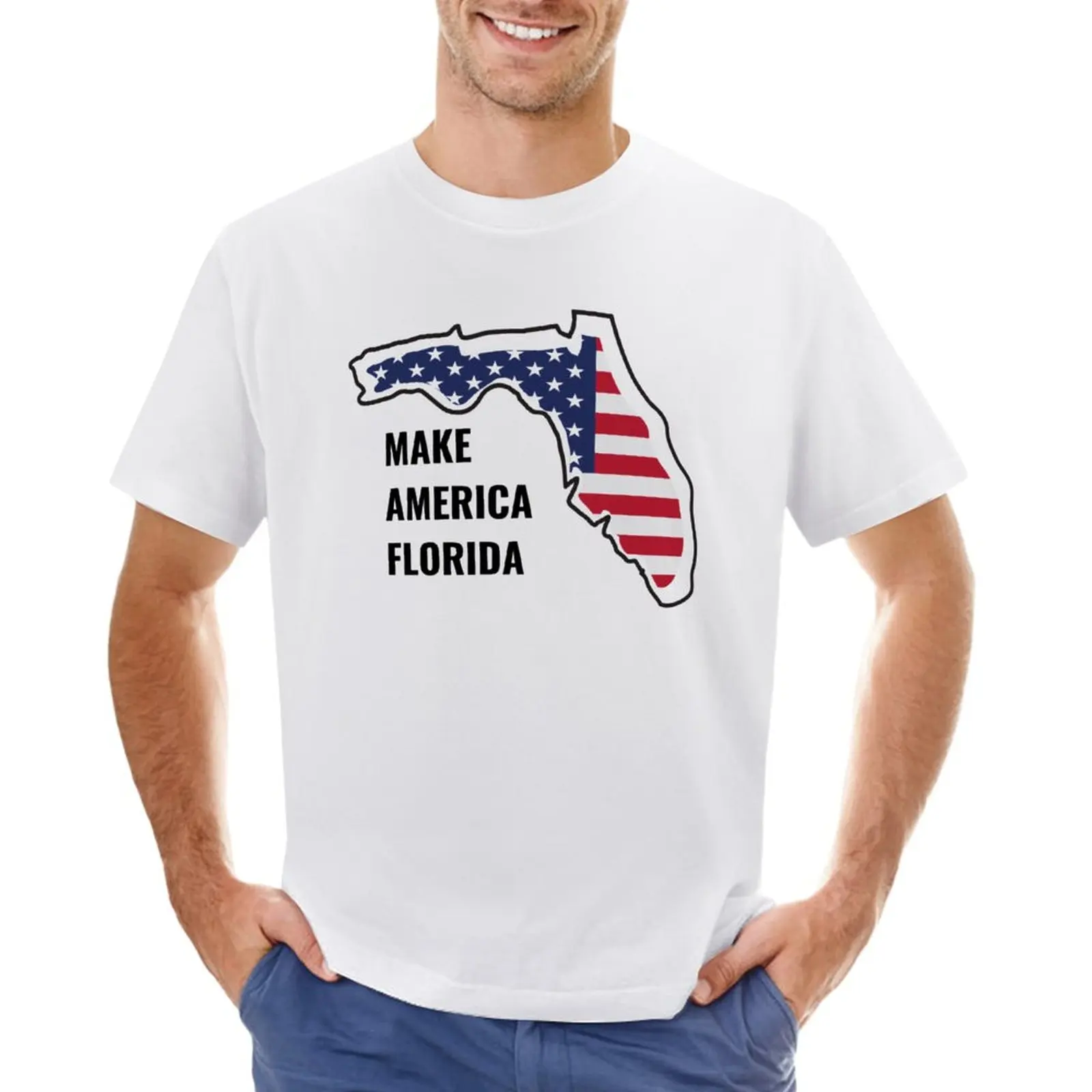 

MAKE AMERICA FLORIDA T-Shirt anime graphics summer tops boys whites mens vintage t shirts