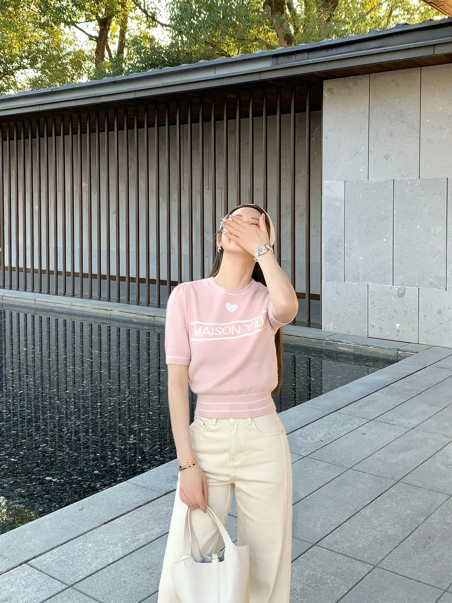 

Spring Knitted Embroidered Women's Faion Set Clete Ootd Korean Sle Small Size 2026 New Arrival Two Piece Suit