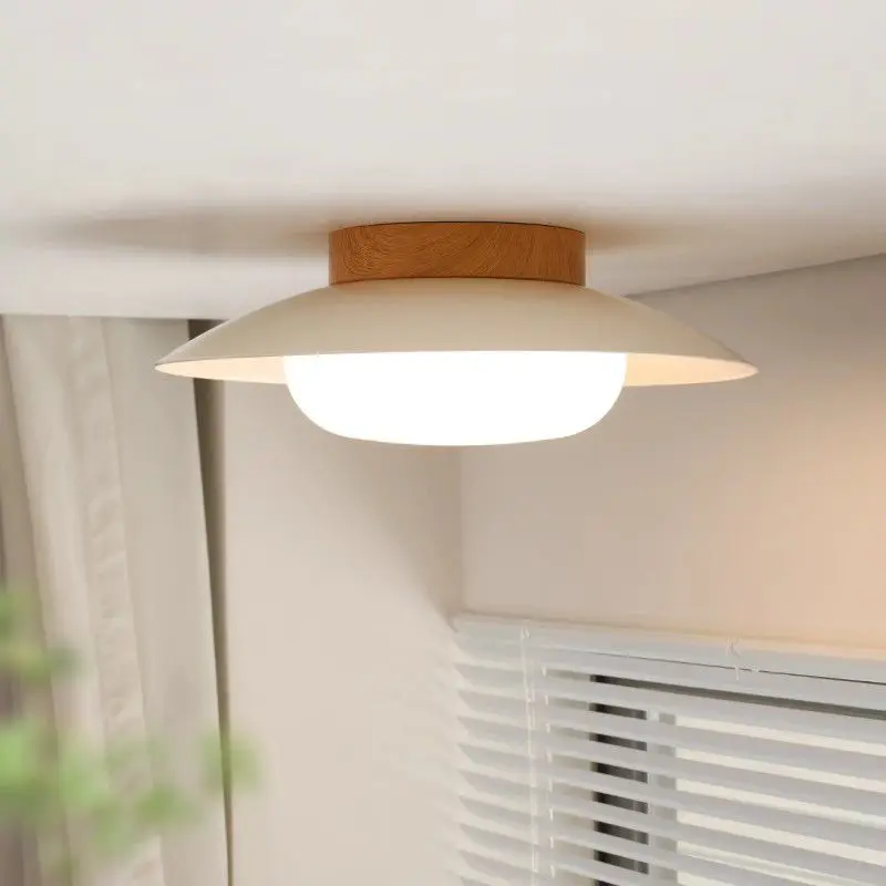 

Светодиодный потолочный светильник Nordic Cream Wind, художественный декор, потолочный светильник для коридора, спальни, гостиной, столовой, прохода, современный светильник