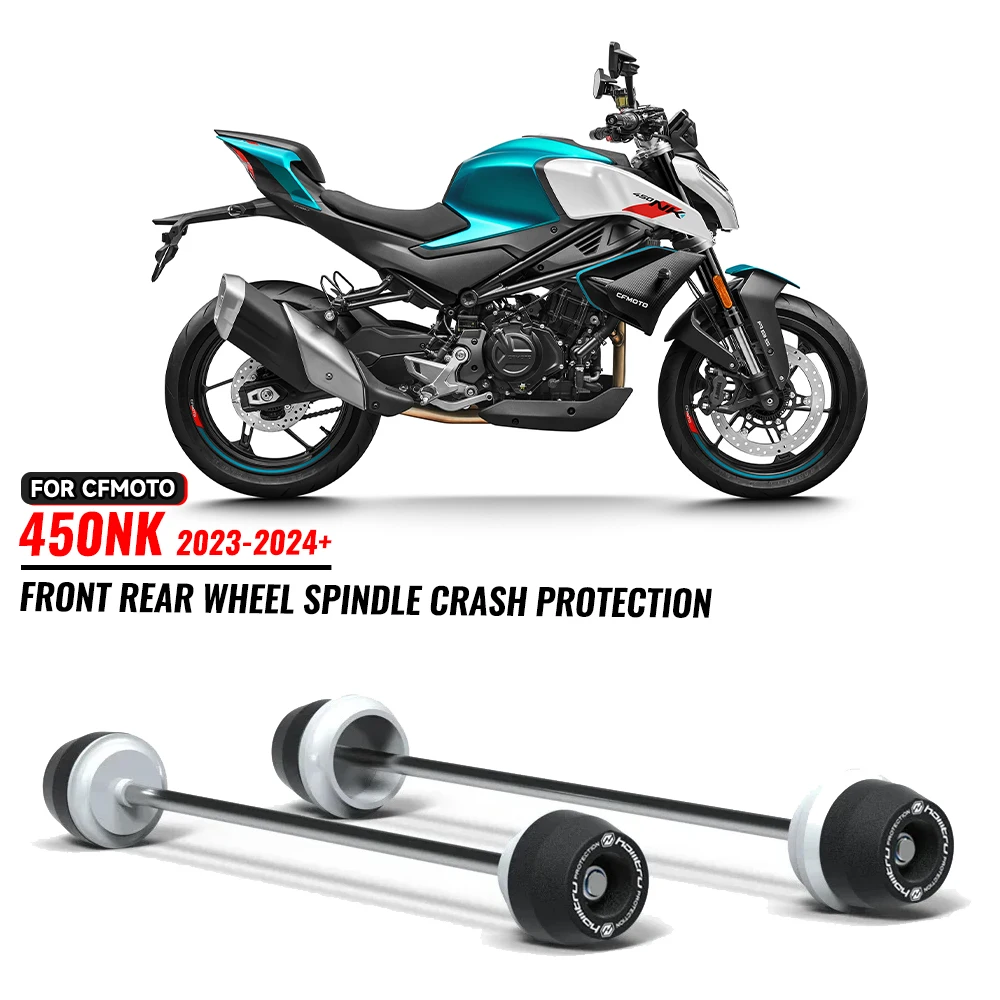 

Для CFMOTO 450NK NK 450 модифицированная защита передней и задней оси вилка CRASH SLID шарик против падения