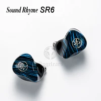 Sound Rhyme SR6 1DD + 2BA + 2PD + 1BC Driver, écouteurs intra-auriculaires multi-drivers avec transducteurs hybrides, écouteurs filaires avec câble interchangeable 2 en 1. 1