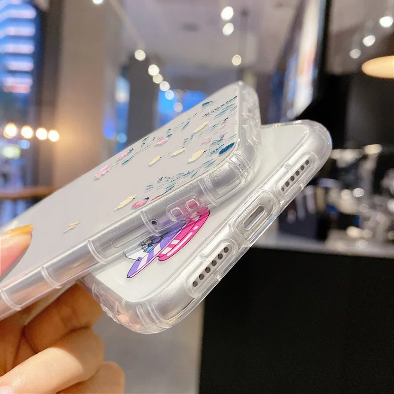 حافظة لهاتف آيفون 17 برو حافظة لهاتف آيفون 14 13 15 11 12 16 Pro Max Air 7 8 Plus XR SE غطاء ناعم مقاوم للصدمات