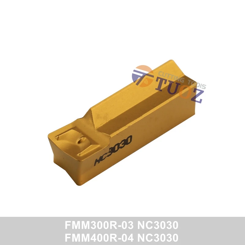 

100% Original FMM300R-03 FMM400R-04 NC3030 3MM 4MM Carbide Grooving Inserts FMM 300R-03 400R-04 Slotted Blade Lathe Cutter Tool