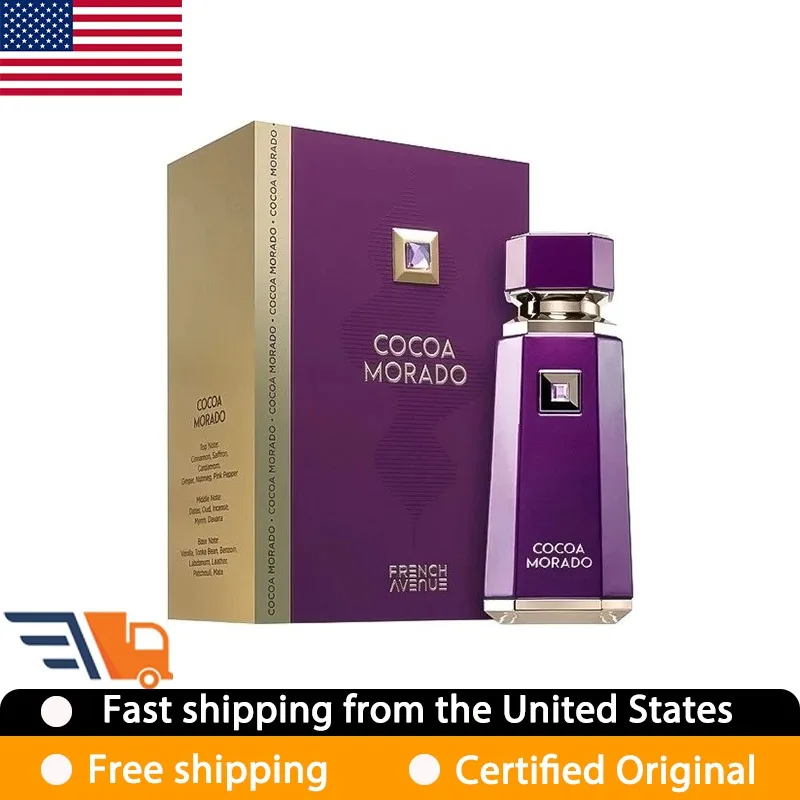 

French Avenue Cocoa Morado Eau de Parfum Spray 100 ML Persistent Oriental Pheromones Natural Perfume 3.4 Ounce Cologne
