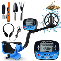 MD910B Professional Underground Metal Detector Search Finder Gold Detector Treasure Detecting Pinpointer 10inch Waterproof Coil